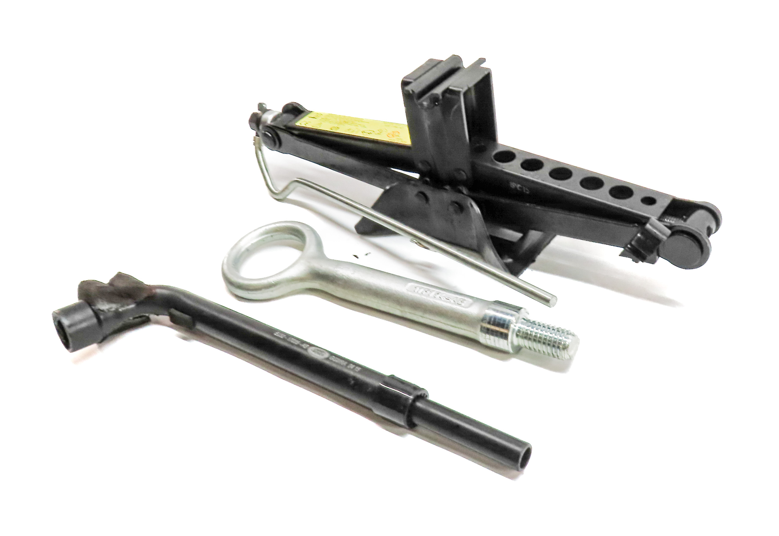 15-23 LAND ROVER DISCOVERY SPORT L550 TIRE SCISSOR JACK w/ TOW EYE & LUG WRENCH — exact item pictured